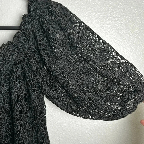 Maeve by Anthropologie Lace Black Top - Picture 5 of 10
